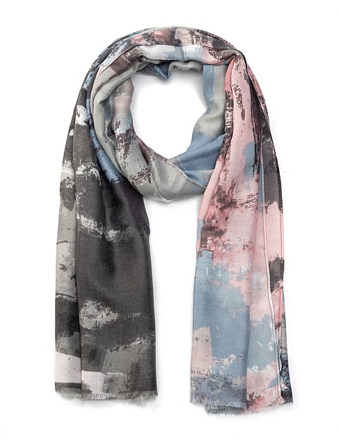 abstract print scarf Gregory Ladner Discount for All the people ...